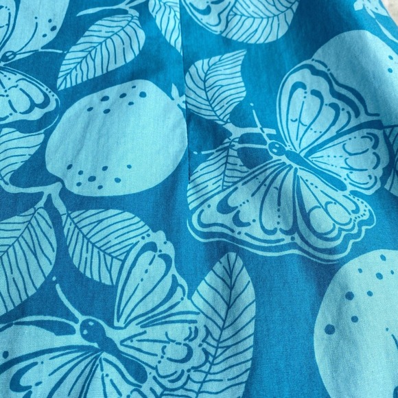 Vintage Lilly Pulitzer Size 10 Strapless Dress Butterfly Garden Lined A-Line‎ - Picture 14 of 14